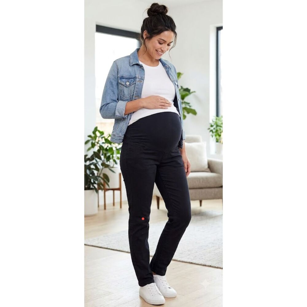 Ann Taylor LOFT Black Maternity Jeans Women's Size 4